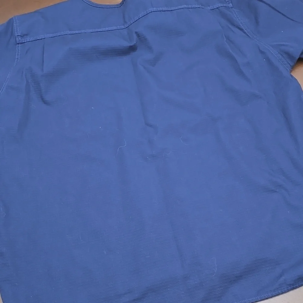 CARHARTT Navy V-Neck Scrub Top Men's XL - Picture 6 of 6